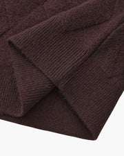 Diamond Knit Crewneck Sweater