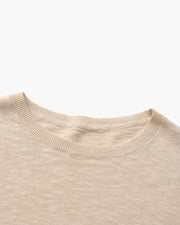 Linen Cotton Essential Crewneck