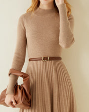 Pure Cashmere Flare Dress